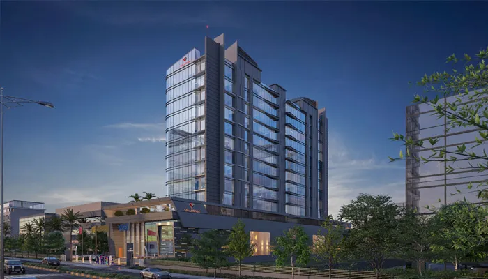 Ongoing luxury residential construction project by Vajram Constructions